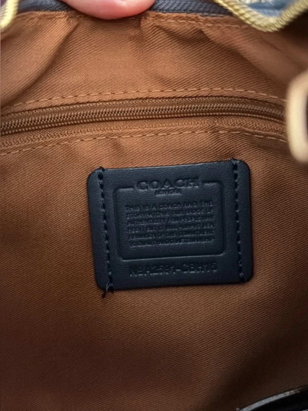 Coach Denim Hobo Bag